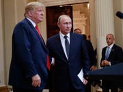Ein baldiges Wiedersehen in Washington? US-Präsident Donald Trump und Russlands Staatschef Wladimir Putin. (Bild: KEYSTONE/AP/PABLO MARTINEZ MONSIVAIS)