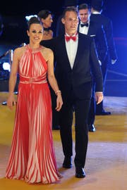 Martina Hingis und Harry Leemann haben sich das Jawort gegeben. (Bild: Steffen Schmidt/Freshfocus)