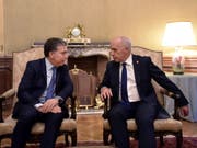 Bundesrat Ueli Maurer (rechts) am Treffen mit dem argentinischen Finanzminister Nicolás Dujovne in Buenos Aires. (Bild: KEYSTONE/EPA Argentinian Ministry of Finance/NATALIA KIDD /)