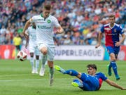 Setzte sich mit St. Gallen gegen seinen ehemaligen Klub Basel durch: Stürmer Cedric Itten (Bild: KEYSTONE/GEORGIOS KEFALAS)