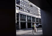Der Standort der Zuger Kesb an der Bahnhofstrasse.(Bild: Werner Schelbert)
