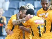 Für die Young Boys begann die Saison, wie die alte aufgehört hatte: mit einem Sieg und Torjubel (Bild: KEYSTONE/THOMAS HODEL)