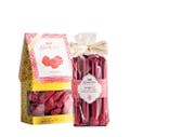 Summer Special Himbeere, 10 Hüppen, 150 g, 9.95; Himbeere Mini, ca. 37 Mini-Hüppen, 150 g, 9.30, www.gottlieber.ch