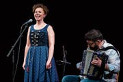 Nadja Räss und Markus Flückiger an den Stanser Musiktagen am Dienstag, 10. April 2018. (Bild: Alexandra Wey/Keystone)