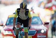 Stark am Berg und im Zeitfahren: Primoz Roglic. (Bild: Kim Ludbrook/EPA (Alpe d’Huez, 23. Juli 2018))