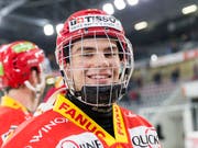 Zukunft in Kanada: Den 17-jährigen Valentin Nussbaumer zieht es von Biel zu den Shawinigan Cataractes (Bild: KEYSTONE/CYRIL ZINGARO)