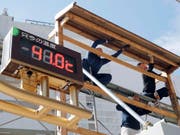 Japanischer Hitzerekord: Das Thermometer in Kumagaya stieg sogar noch 0,1 Grad höher. (Bild: KEYSTONE/AP Kyodo News/DAIKI KATAGIRI)