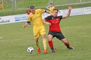 Der FC Schattdorf verlor am Gotthard-Cup die Partie gegen den höher klassierten FC Ibach mit 0:2 . (Bild PD, Ibach, 20. Juli 2018)