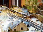Auch eine detailgetreue Nachbildung des Bahnhofs von Göschenen, wie er sich im Jahr 1882 präsentiert hat, kann anlässlich des Modellbausonntags vom 2. September besichtigt werden. (Bild: PD)
