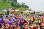 Pfadi-Kinder im Kantonslager in Escholzmatt. (Bild: PD/Dimitri Gwinner v/o Sherpa)