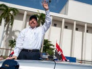 Der Präsident Nicaraguas, Daniel Ortega, will trotz der anhaltenden Proteste in seinem Land nicht zurücktreten. (Bild: KEYSTONE/AP/CRISTOBAL VENEGAS)