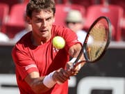 Henri Laaksonen spielt die beidhändige Rückhand (Bild: KEYSTONE/EPA TT NEWS AGENCY/ADAM IHSE)