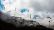 Gemäss dem Energiekonzept des Kantons Appenzell Ausserrhoden könnte Windstrom bis zu 15 Prozent des Energieverbrauchs decken. (Bild: Olivier Maire/Keystone)