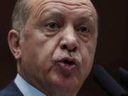 Immer mit wachsamem Auge auf Feinde der Türkei: Präsident Recep Tayyip Erdogan (Aufnahme aus dem Parlament in Ankara vom 24. Juli 2018). (Bild: KEYSTONE/AP/BURHAN OZBILICI)