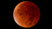 Der Mond während einer Mondfinsternis. (Bild: PD)