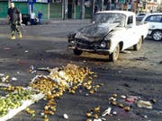 Bei einem IS-Selbstmordattentat auf einem Markt in der syrischen Stadt Al-Suwaida sind über 200 Menschen getötet worden. (Bild: KEYSTONE/AP SANA)