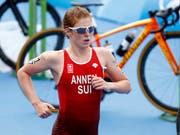 Triathletin Jolanda Annen muss sich weiter gedulden (Bild: KEYSTONE/PETER KLAUNZER)