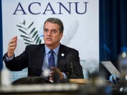 Laut WTO-Generaldirektor Roberto Azevêdo bedrohen neue Handelsbeschränkungen Wachstum, Arbeitsplätze und die Erholung der Weltwirtschaft. (Bild: KEYSTONE/MARTIAL TREZZINI)