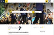 Die neue Website ist übersichtlich gestaltet. (Bild: Screenshot Homepage)
