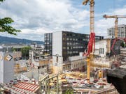 Der Stimmungsindikator für die Schweizer Wirtschaft ist auf den tiefsten Stand seit Februar 2016 gefallen (Bild: KEYSTONE/CHRISTIAN BEUTLER)