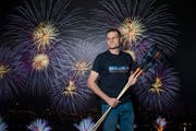 Er hofft, dass es am 1. August doch noch knallt: Daniel Bussmann von der Bugano AG. (Bild: Dominik Wunderli, Neudorf, 25. Juli 2018)