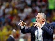 Brasiliens Nationaltrainer Tite gibt Anweisungen (Bild: KEYSTONE/EPA/SERGEY DOLZHENKO)