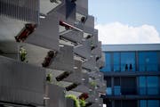 In Emmen und Kriens entstehen zahlreiche neue Wohnhäuser, hier die Überbauung Feldbreite in Emmen. Doch ziehen dadurch tatsächlich auch finanzkräftige Mieter in die Gemeinden? Bild: Corinne Glanzmann (11. Mai 2018).