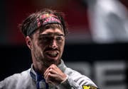 Max Heinzer in Wuxi. (Bild: EPA/ALEKSANDAR PLAVEVSKI, 26. Juli 2018)