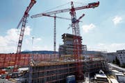 Ist zu einem grossen Teil verantwortlich für das Verbrauchen von unbebauter Bauzone: das Suurstoffi-Areal in Rotkreuz. (Bild: Werner Schelbert (26. Juli 2018))