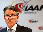 IAAF-Präsident Sebastian Coe hälte die Sperre aufrecht (Bild: KEYSTONE/EPA/SEBASTIEN NOGIER)