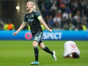 Jubelt in Zukunft für Werder Bremen: der ehemalige Ajax-Spieler Davy Klaassen (Bild: KEYSTONE/AP/LAURENT CIPRIANI)