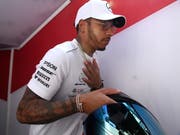 Lewis Hamilton war im Regen-Qualifying auf dem Hungaroring der Beste (Bild: KEYSTONE/EPA MTI/TAMAS KOVACS)