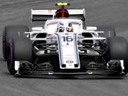 Mit Alfa Romeo und Ferrari im Aufwind: Saubers Charles Leclerc (Bild: KEYSTONE/AP/JENS MEYER)