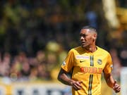 Guillaume Hoarau sorgte in Lugano mit seinem ersten Saisontreffer für die Entscheidung zugunsten der Young Boys (Bild: KEYSTONE/THOMAS HODEL)