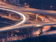 Bestehendes Autobahnkreuz in Brunau bei Zürich. (Bild: KEYSTONE/GAETAN BALLY)