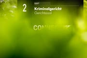 Der Eingangsbereich des Luzerner Kriminalgerichts. (Symbolbild: Philipp Schmidli)