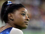 Simone Biles blickt optimistisch in die Zukunft (Bild: KEYSTONE/AP/DMITRI LOVETSKY)