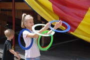 Jonglieren mit Olympischen Ringen?. (Bild: Corinne Bischof)