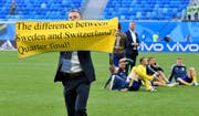 Ein weiterer Unterschied: Schweden ist im Viertelfinale, die Schweiz nicht. (Bild: Keystone)