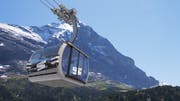 Visualisierung der neuen Gondelbahn, die von Grindelwald nach Eigergletscher fährt. (Bild: PD)