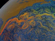 Der Golfstrom spaltet Warmwasserwirbel mit einem Kern aus eisenreichem kaltem Küstenwasser ab. (Grafik) (Bild: Nasa/Goddard Space Flight Center Scientific Visualization Studio)