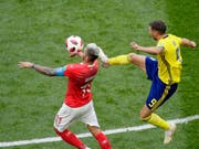 Gehörte an der WM in Russland zu den auffälligsten Schweizer Figuren - und macht im Nationalteam weiter: Valon Behrami (Bild: KEYSTONE/AP/DMITRI LOVETSKY)