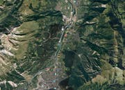 Ob das menschliche Bein einem Mann oder einer Frau gehört, kann die Polizei noch nicht sagen. (Screenshot: Google Maps)