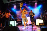 Die Musikauswahl beschränkt sich nicht auf Jazz. Deshalb trat beispielsweise auch Knackeboul auf. (Bild: Hansruedi Kugler)