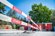 Die Convia AG saniert die General-Weber-Strasse in Frauenfeld. (Bild: Andrea Stalder)
