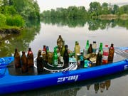 Zwischen Schmitter-Zoll und Matz aus dem Wasser gefischt. (Bild: pd)