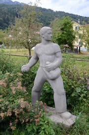Den «Sähmann» kann man sich nicht als Andenken sichern. Je nach Aussenkonzept könnte er im neuen Schulhaus Feld wiederum einen festen Platz einnehmen. (Bild: Jessica Nigg)