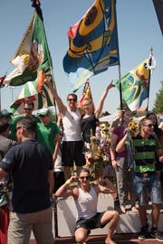Stolz über die gezeigten Leistungen: Der TV/DTV Weite nahm am Thurgauer Kantonalfest teil. (Bilder: Alessia Schönenberger)