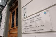 Eingang zur Kreuzlinger Schulverwaltung. Hier hat der Präsident sein Büro. (Archivbild: sb)
