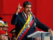 «Keine Sekunde nachlassen»: Venezuelas Präsident Nicolás Maduro. (Bild: KEYSTONE/EPA EFE/CRISTIAN HERNANDEZ)